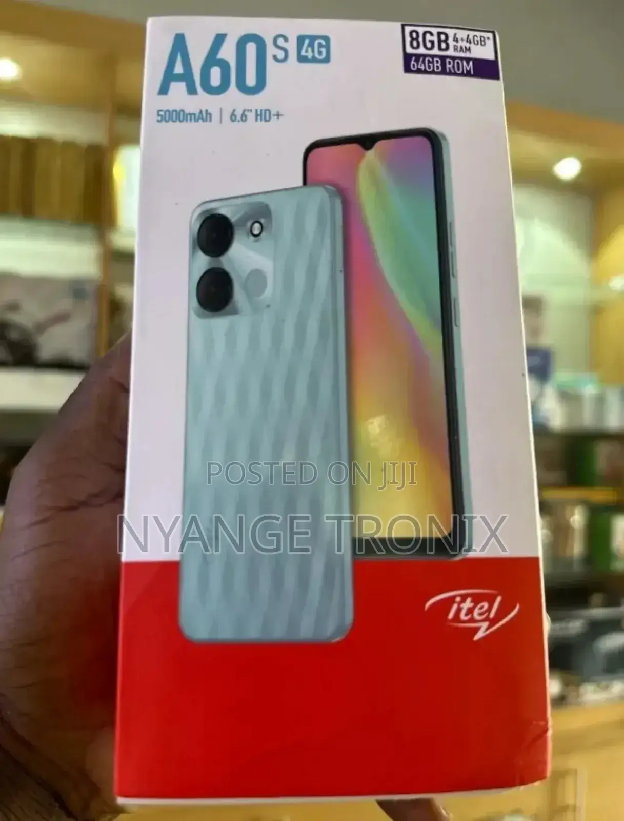 New Itel A60s 64 GB Green