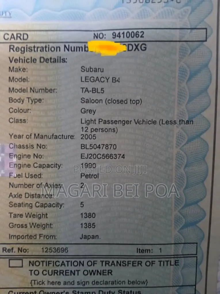 Subaru Legacy 2005 Silver