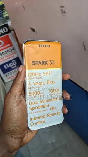 New Tecno Spark 30C 128 GB White