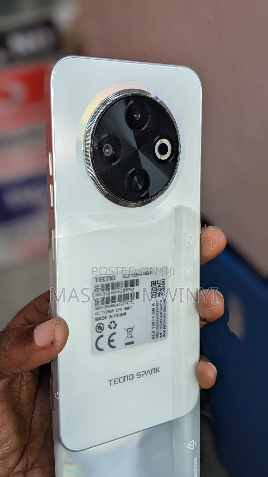 New Tecno Spark 30C 128 GB White