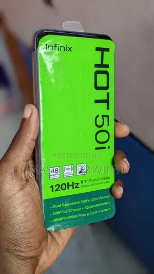 New Infinix Hot 50i 128 GB Black