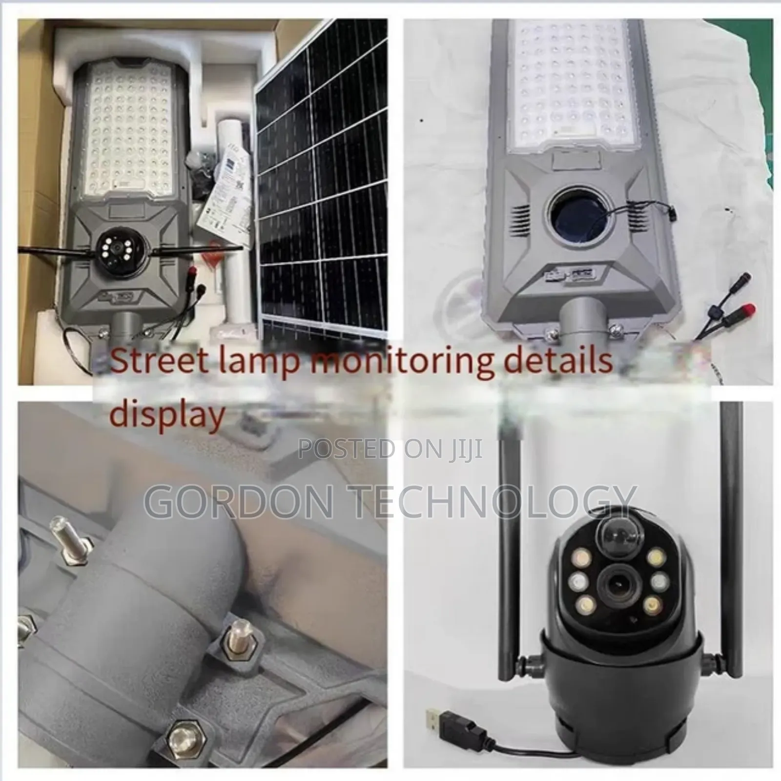 Solar Steet Light With CCTV Camera