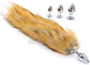 Cat Tail Anal Butty Plug Stainless Steel Material