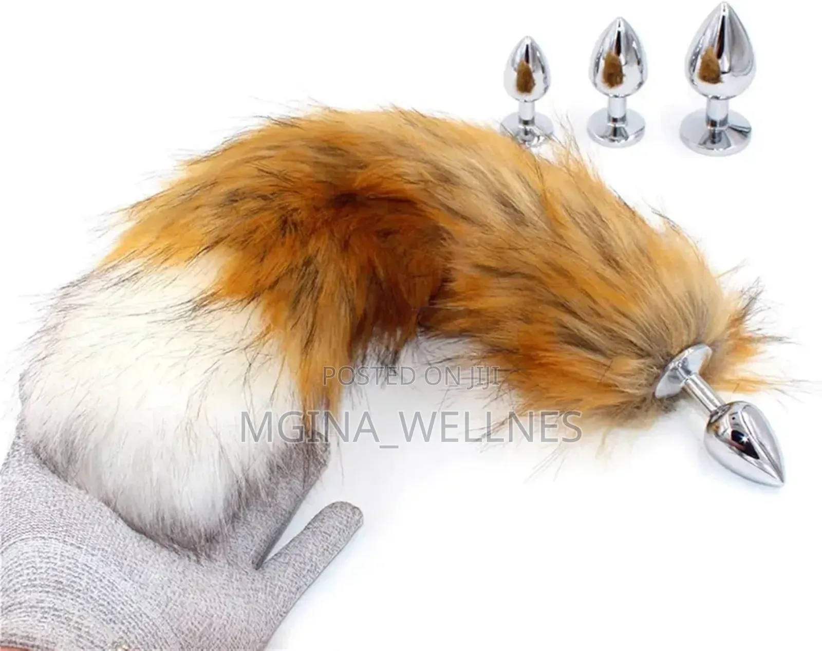 Cat Tail Anal Butty Plug Stainless Steel Material