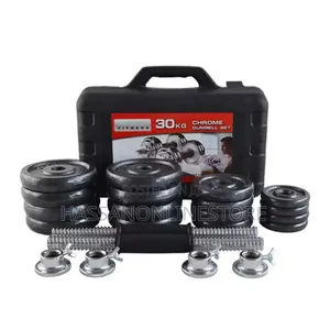 Chrome Dumbbell Set 30kg