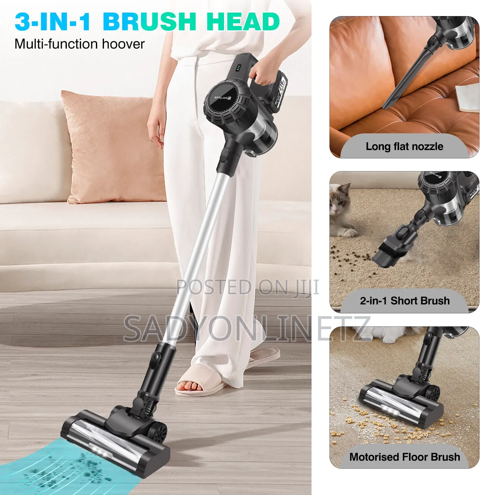Dessin Rechargable Vacuum Cleaner 3in1