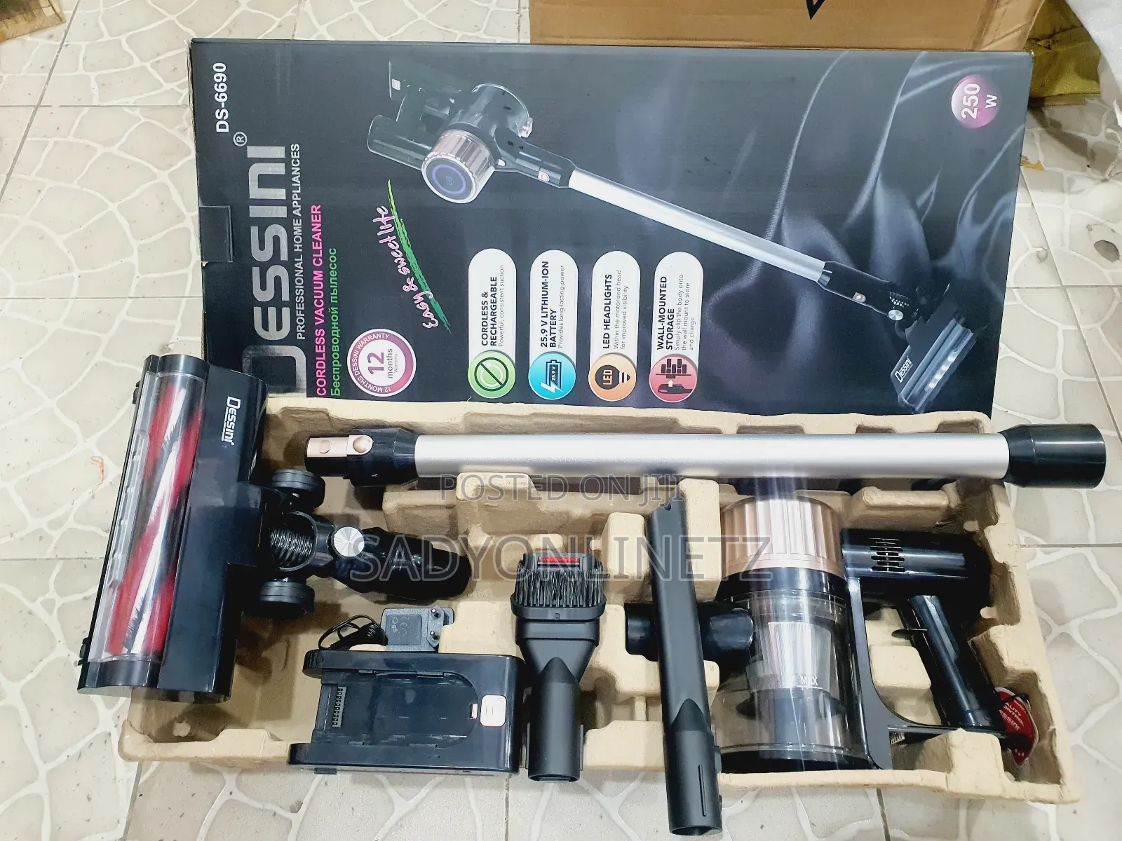 Dessin Rechargable Vacuum Cleaner 3in1
