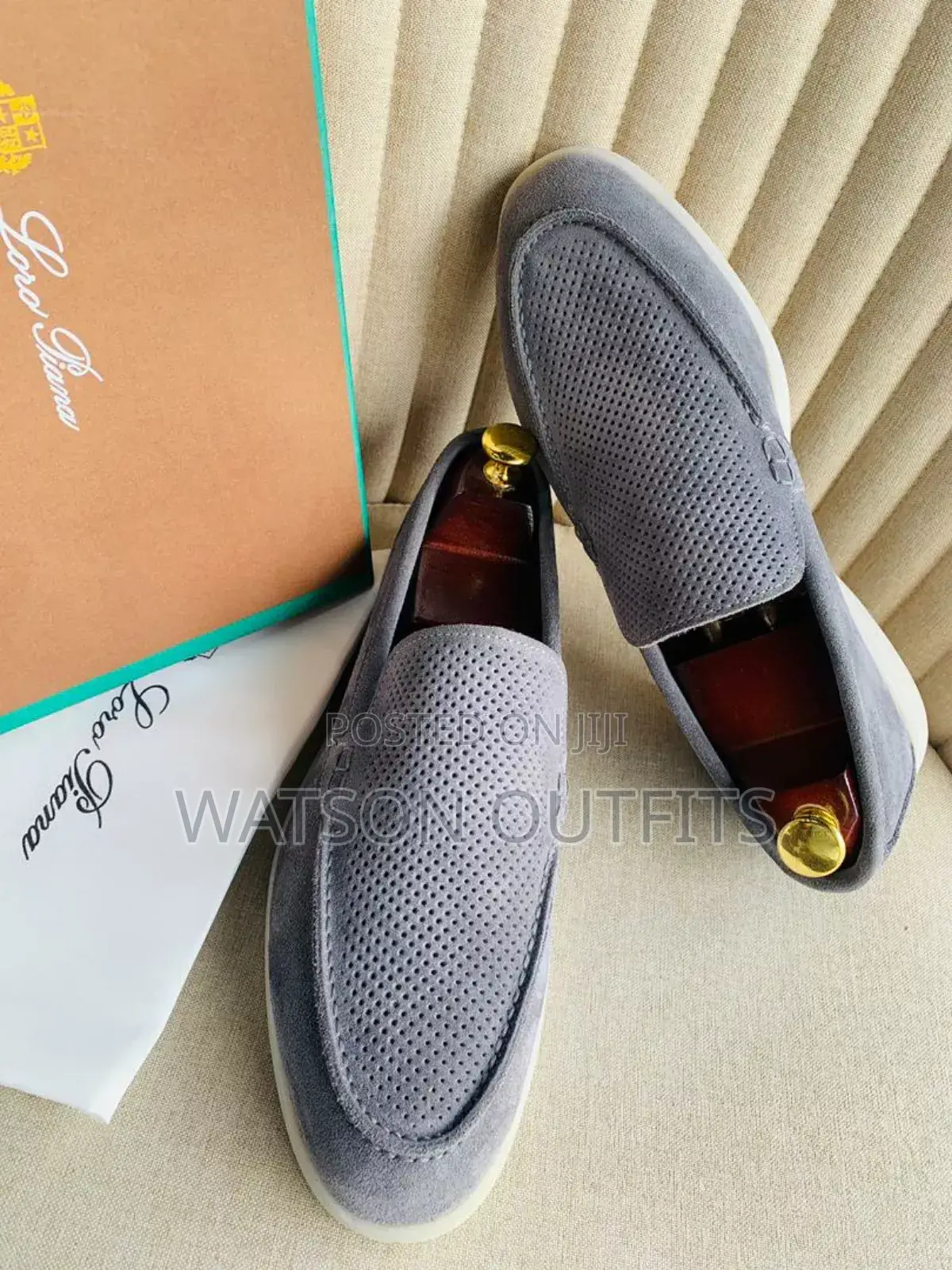 Quality Leather Lora Piana Shoes