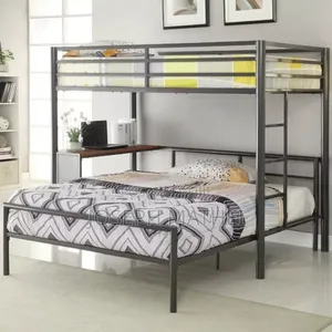 Landsdalelofty Bunkbed With Built_in Desk Masonmarbles