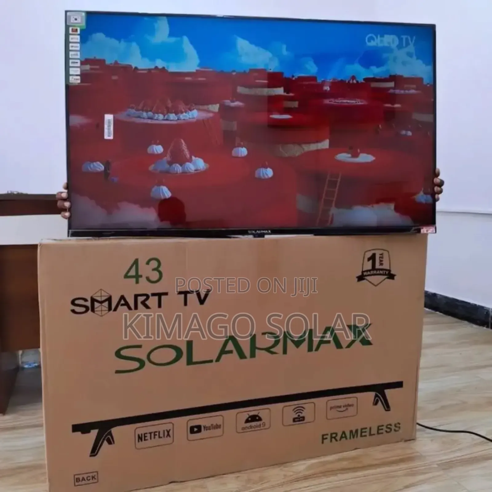 Solar Max Smart Frameless Inch 43