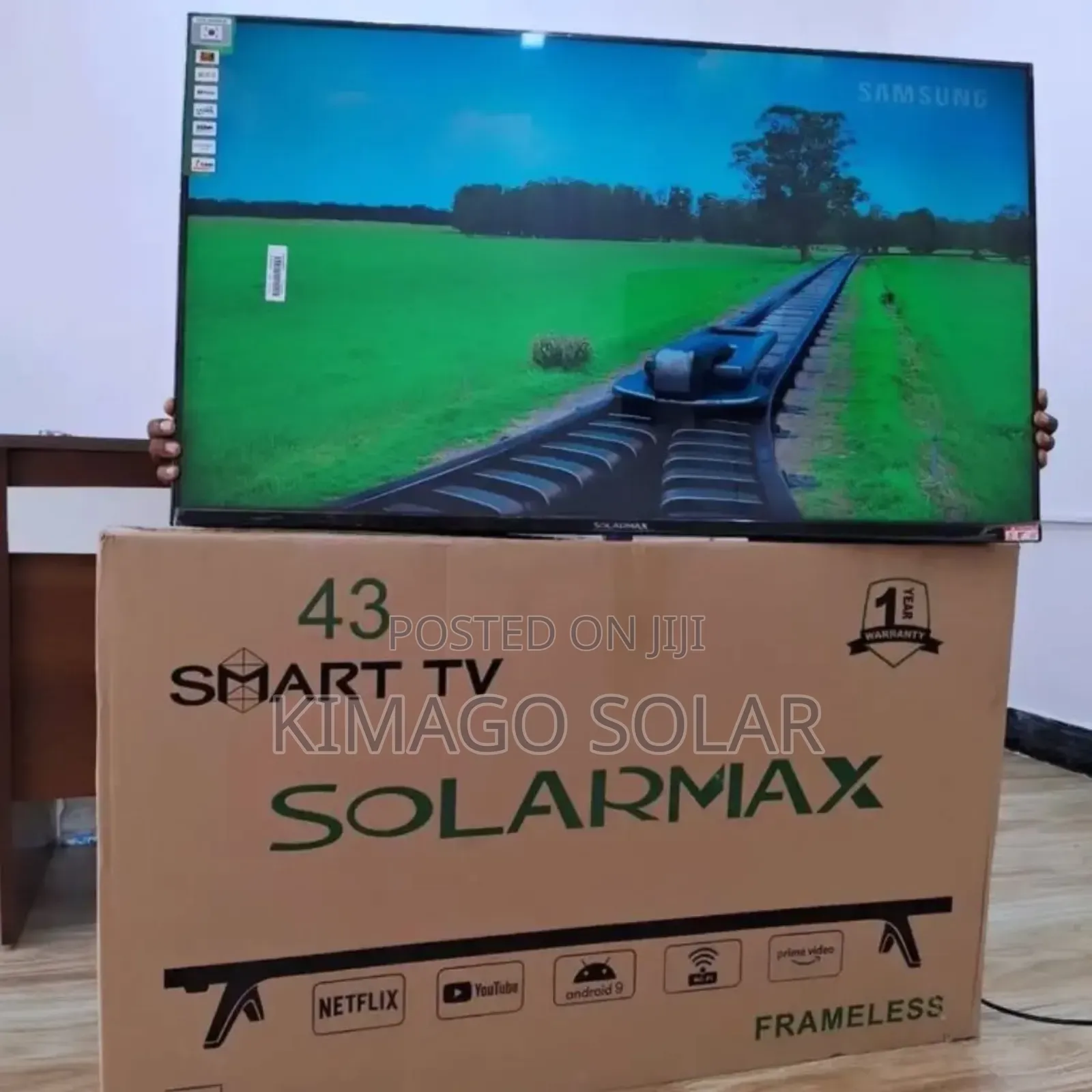 Tv Nzuri Sana SMART TV Inch 43 Inatumia Solar/Umeme