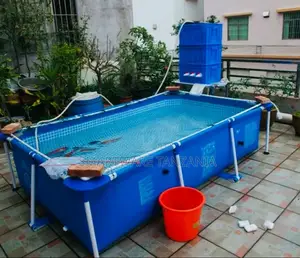 Outdoor Swimming Pool Rectangular Foldable Pool Adult Kids