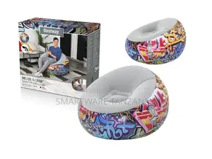 Inflatable Living Room Modern Sofa Graffiti Inflate-a-chair