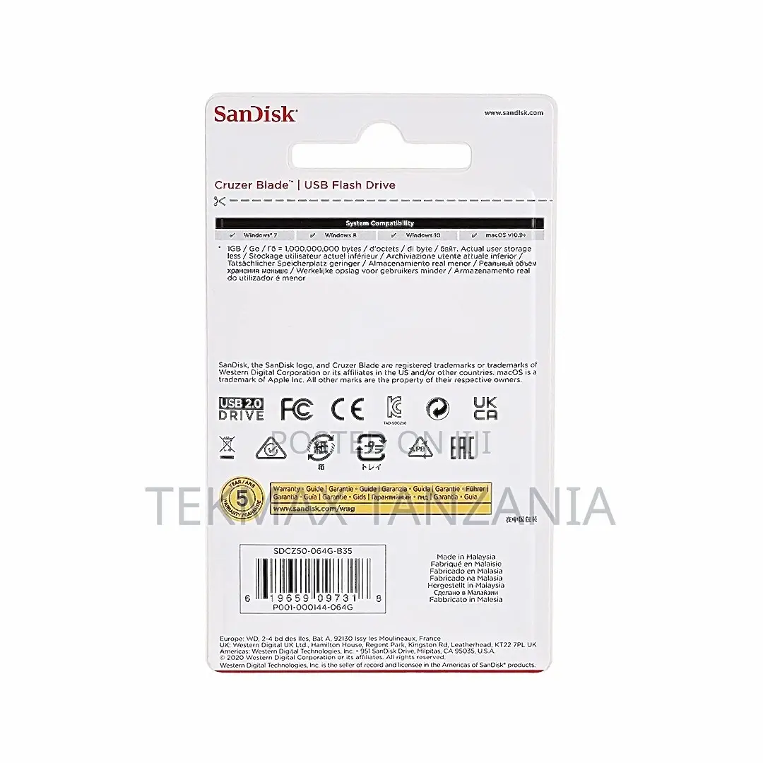 Original 64GB Sandisk Flash Drive