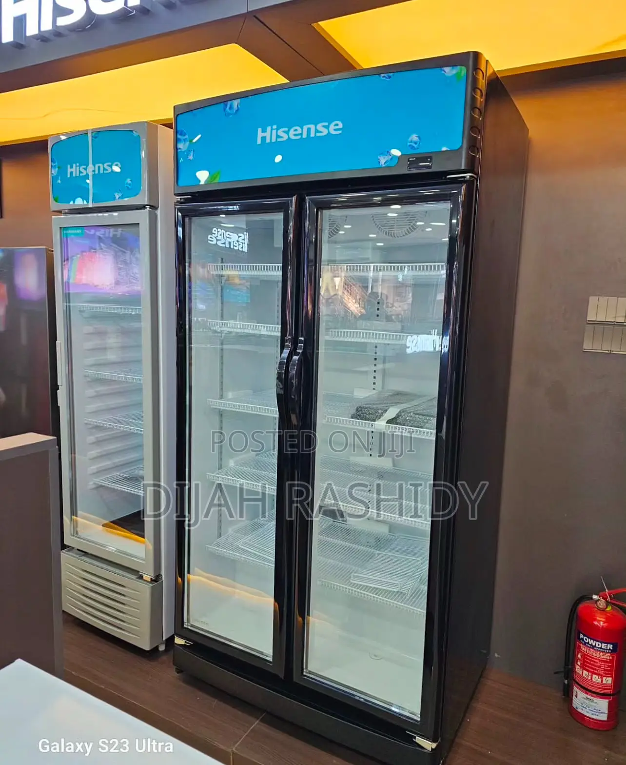 Fridge Showcase Double Door Hisense Lt 758