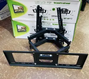 TV Wall Mount Bracket Double Arms Rotate 120 Angle 40-80inch