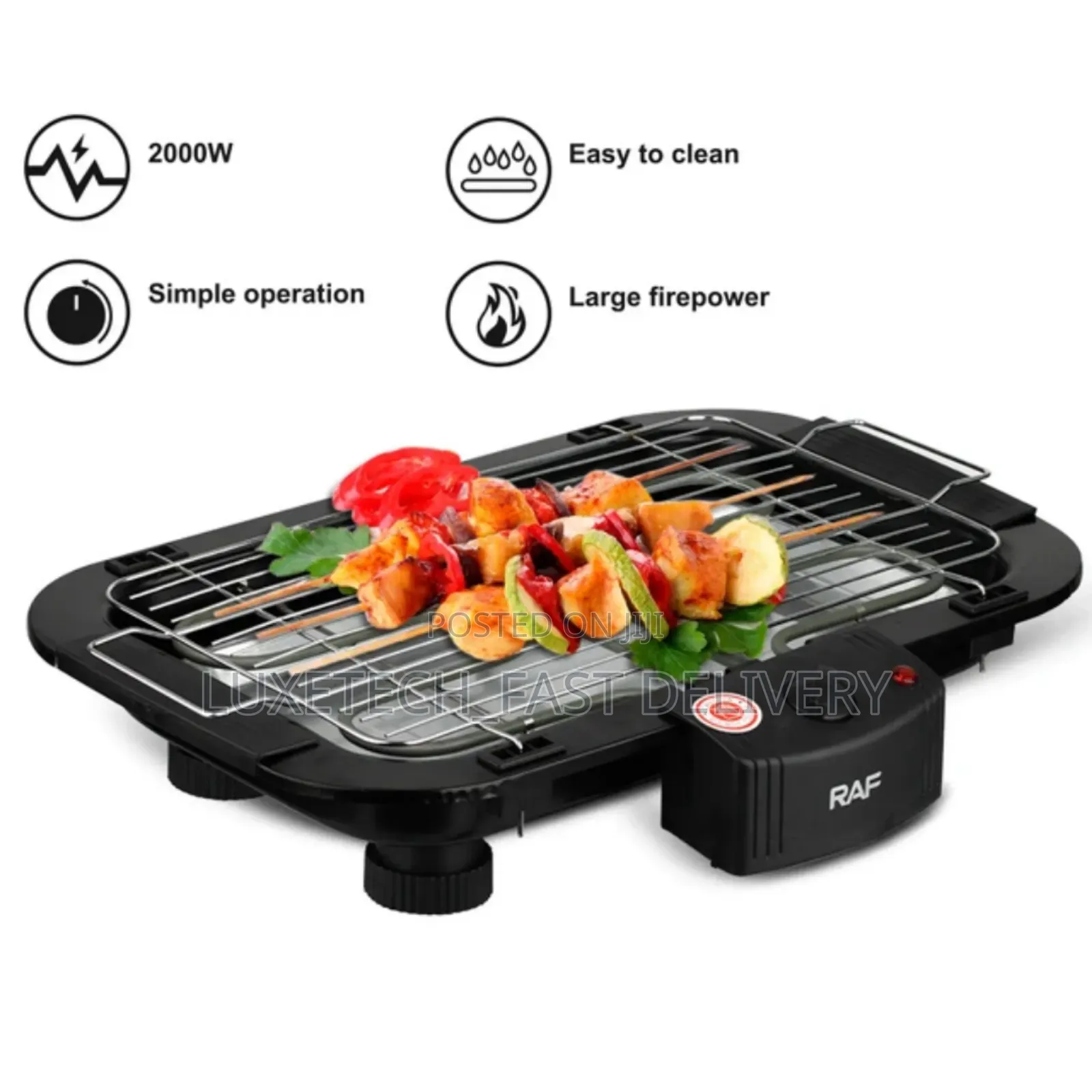 RAF Electric Barbecue Grill 2000W R.5301