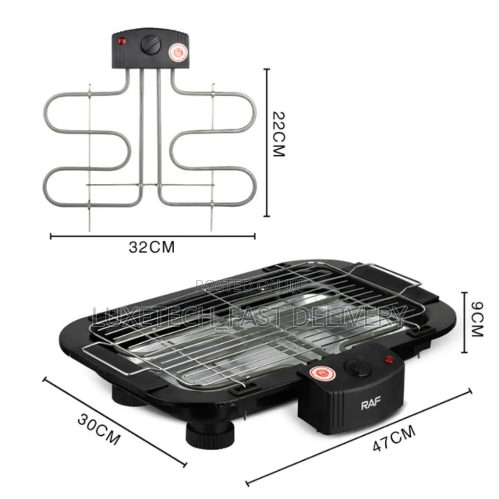 RAF Electric Barbecue Grill 2000W R.5301