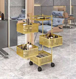 Multi-Layer Kitchen Storage Shelf Square 5 Layer