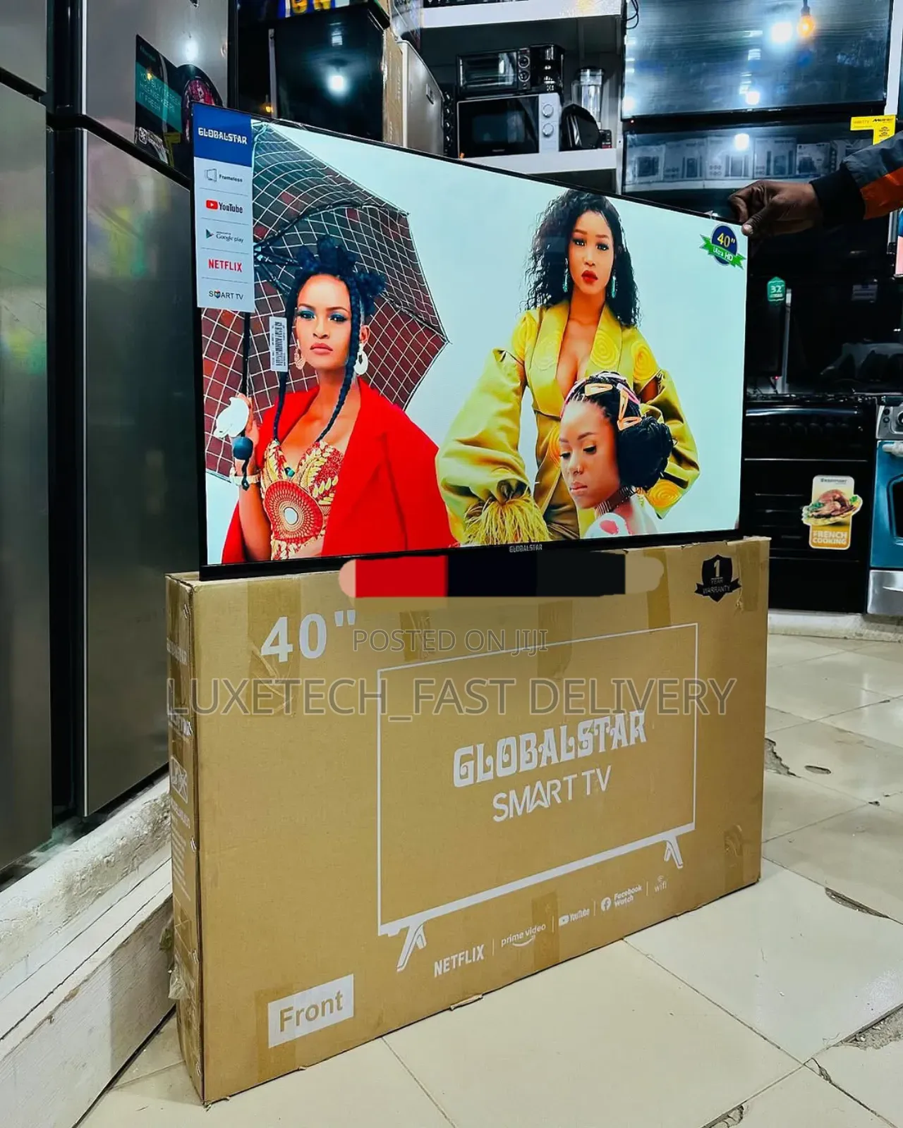 Global Star 40 Inches Smart TV Full HD Frameless