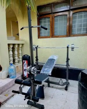 Bench and 50kg Weight Set