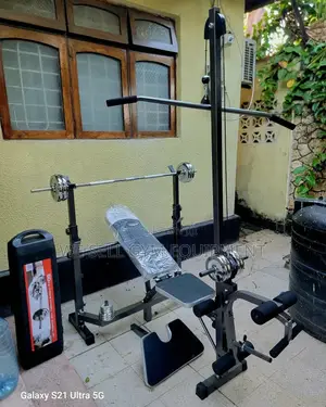 Bench and 50kg Weight Set
