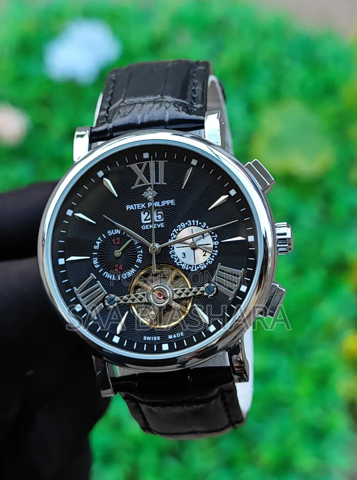 PATEK Phillipe Automatic and Classic Watch Black Belt