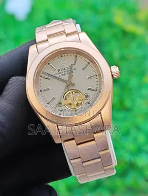Rolex Semi Skeleton Watch Gg 111