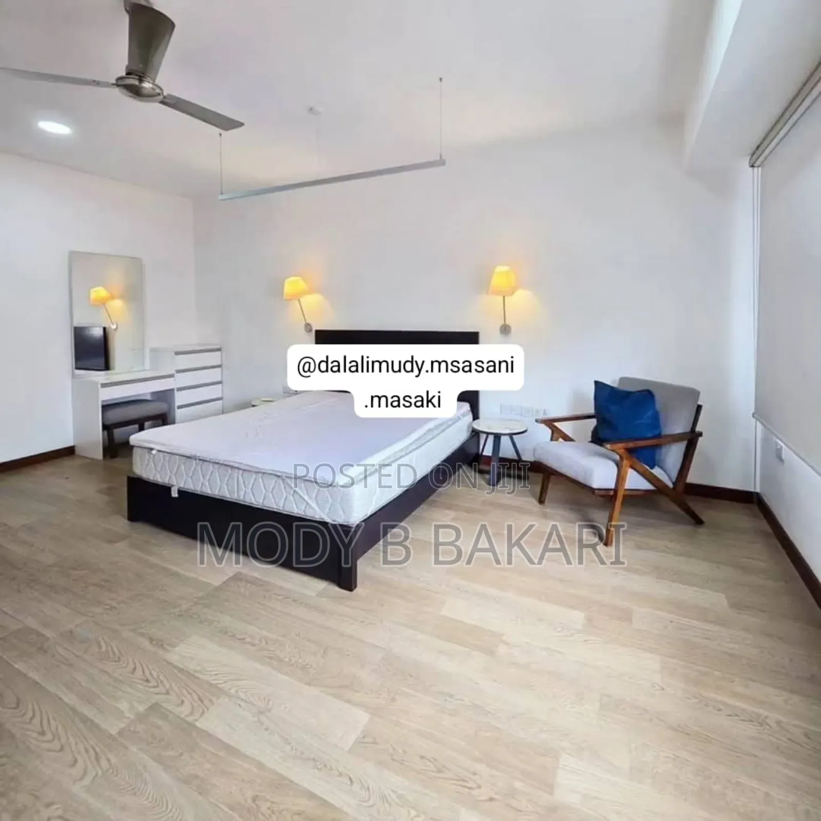 Furnished 1bdrm Apartment in Masaki for rent