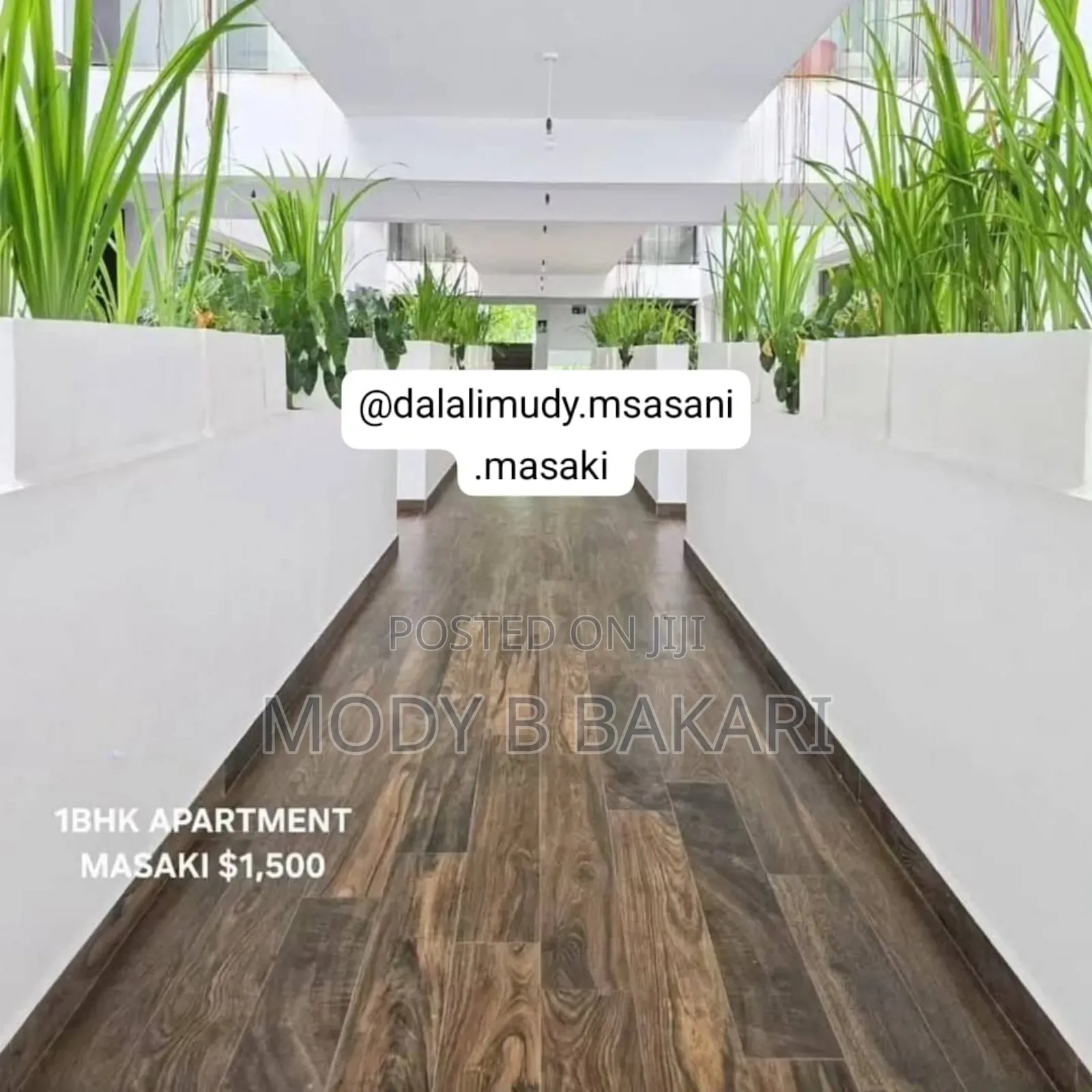 Furnished 1bdrm Apartment in Masaki for rent