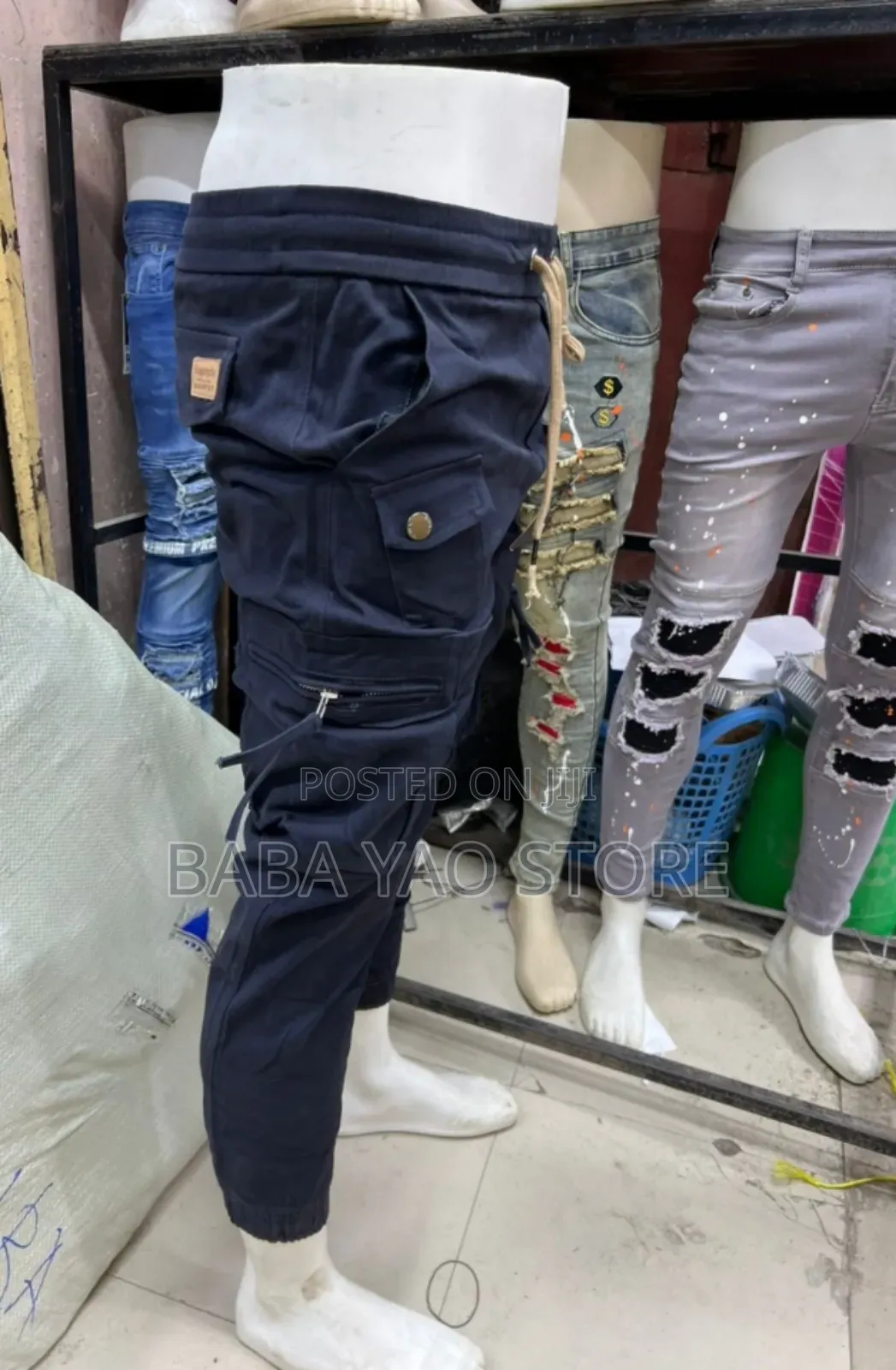 2025 Male's Multi Pocket Cargo Pants/Joggers and Streetwear