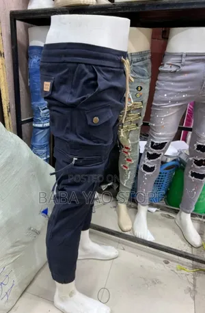 2025 Male's Multi Pocket Cargo Pants/Joggers and Streetwear