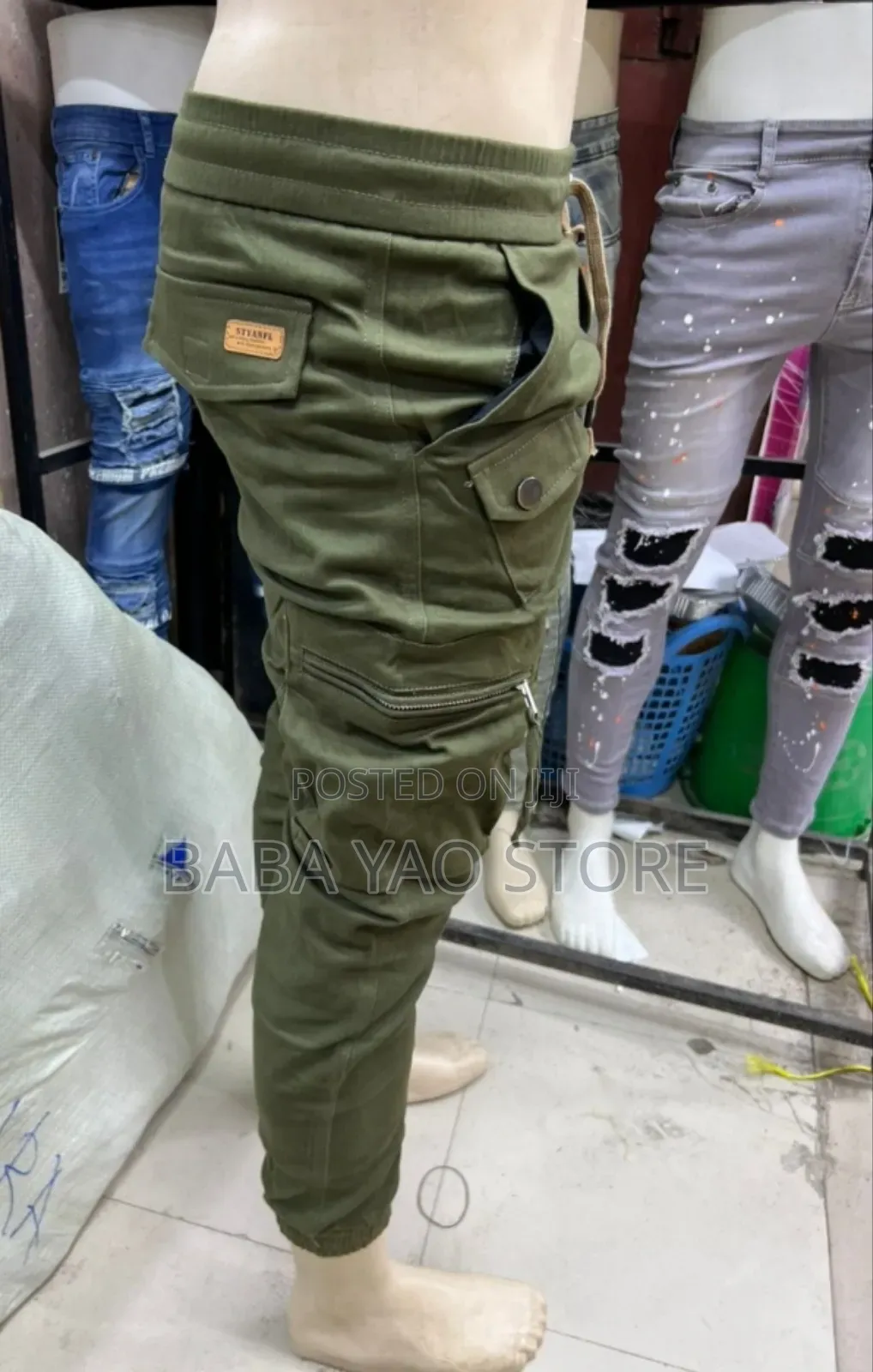 2025 Male's Multi Pocket Cargo Pants/Joggers and Streetwear