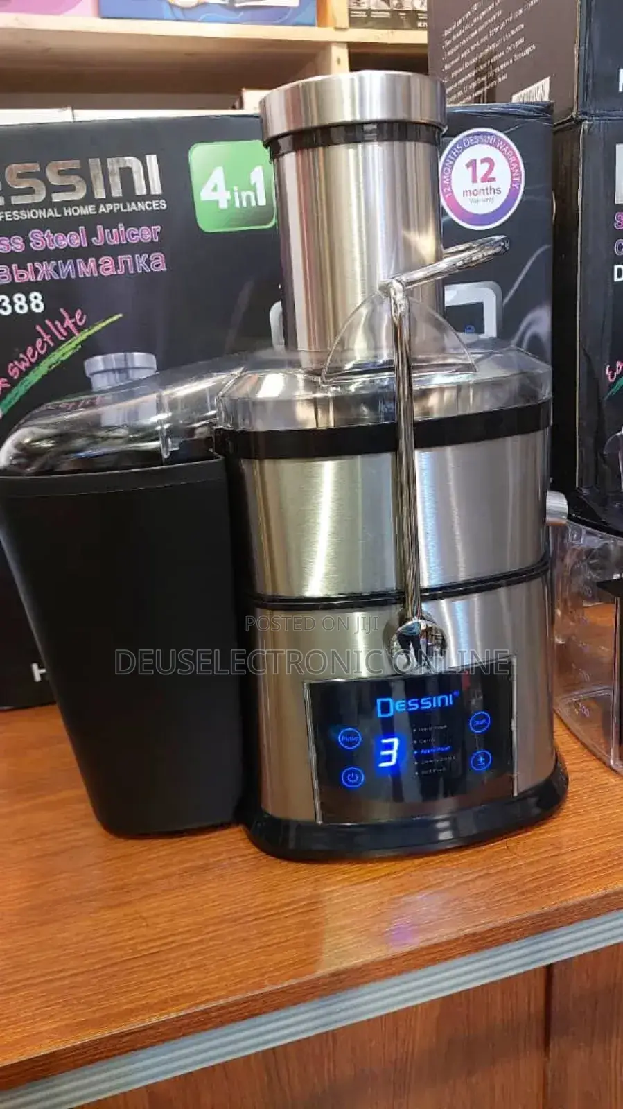 Stainless Steel Juicer 4in1