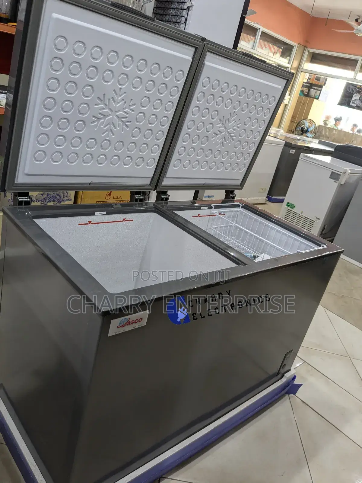 Original Asco 2 Doors Chest Freezer Chiller