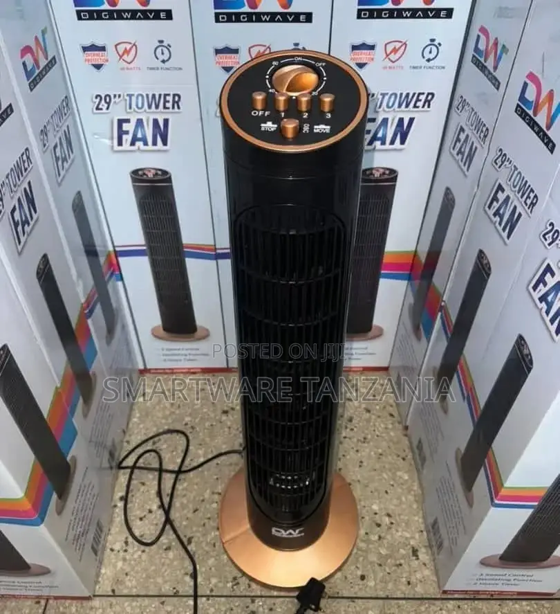 29 Inch Tower Fan Air Cooling Free Standing Oscillating Fan