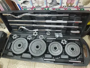 Chrome Dumbbell Iron Set 55kg