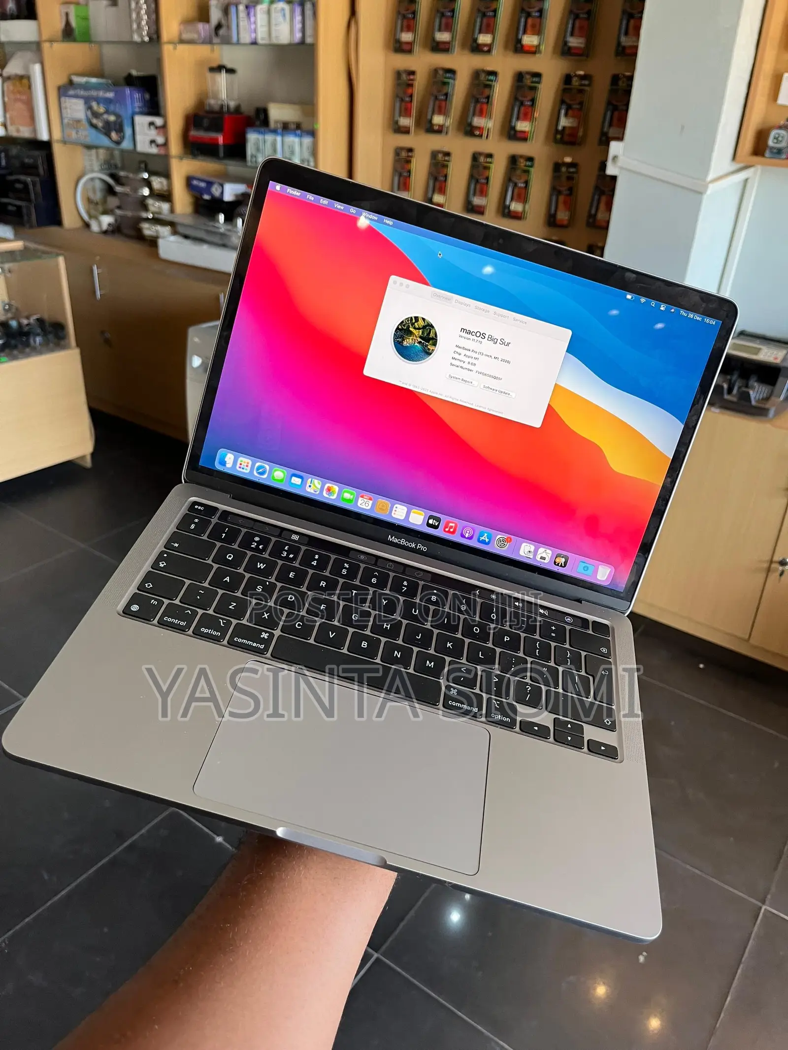 Laptop Apple MacBook Pro 2020 8GB Apple M1 SSD 512GB
