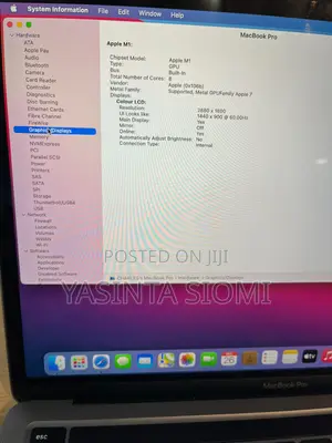 Laptop Apple MacBook Pro 2020 8GB Apple M1 SSD 512GB