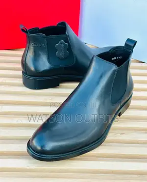 Pure Leather Boots/Clarks Travolta New Original