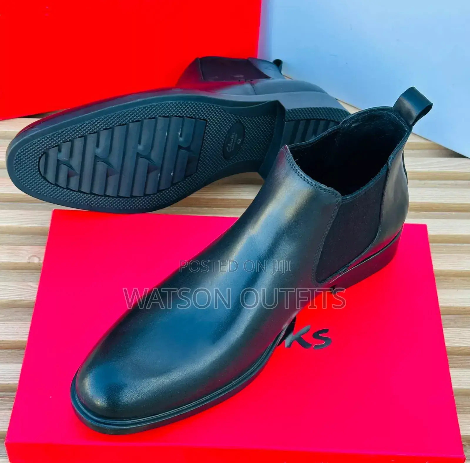 Pure Leather Boots/Clarks Travolta New Original