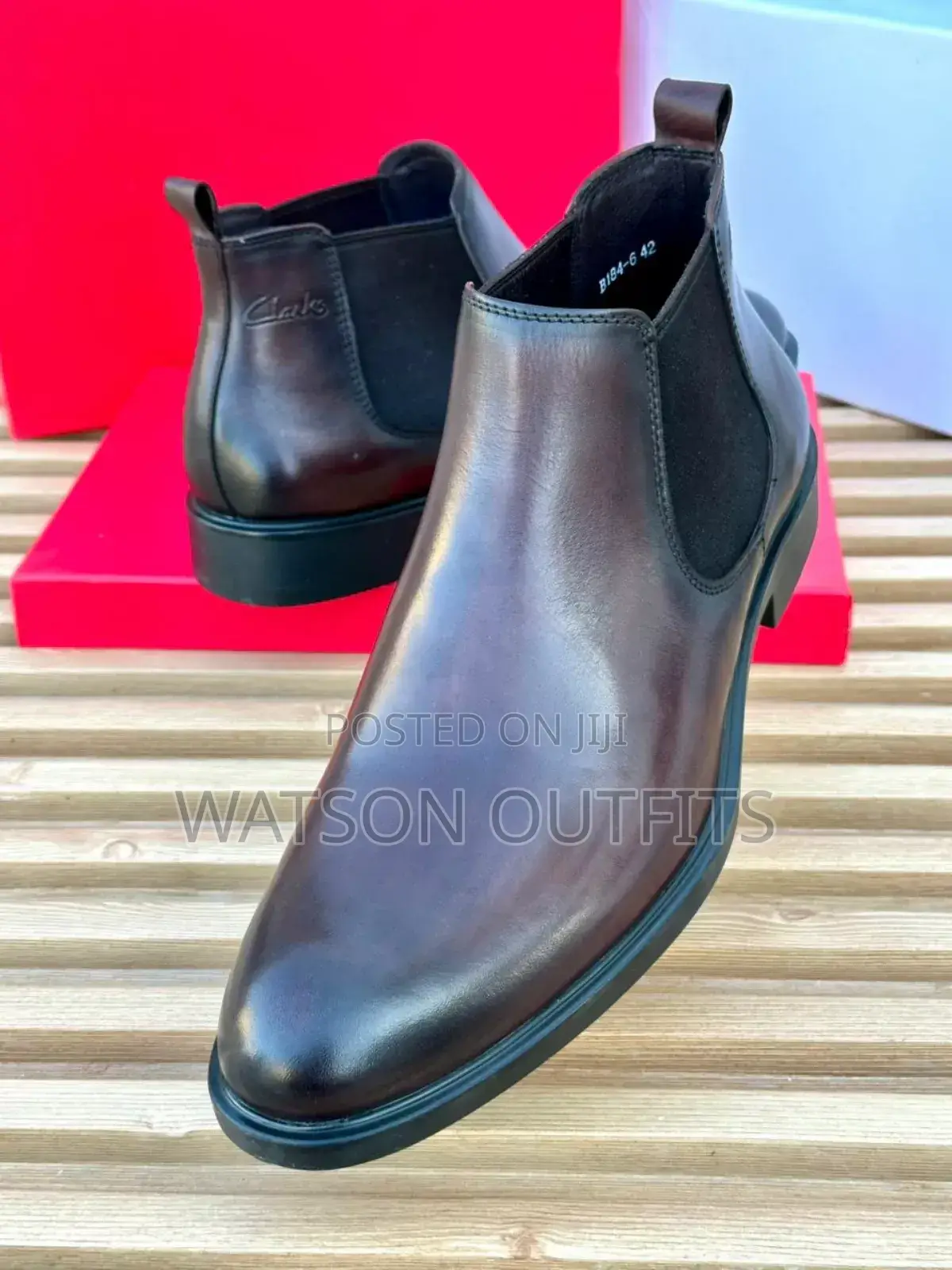 Pure Leather Boots/Clarks Travolta New Original