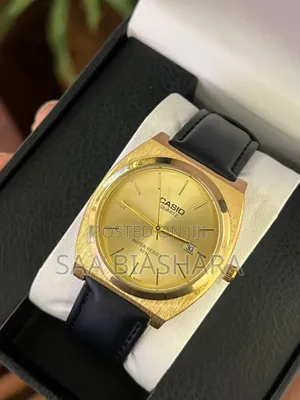 Casio Collection Unisex Watch Gold and Black