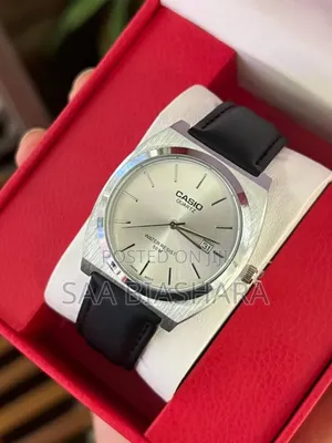Casio Collection Unisex Watch Silver and Black