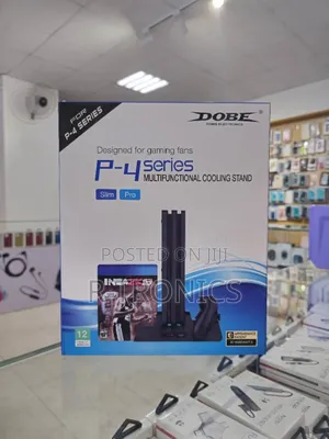 PS4 Slim Pro Multi-Functional Charging Cooling Stand