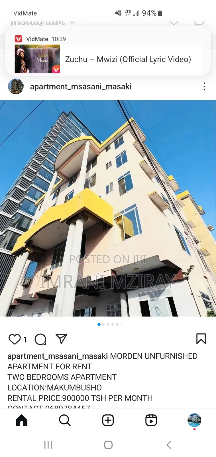 3bdrm Apartment in Kariakoo for rent