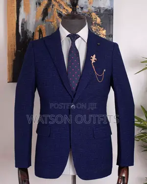 Top Top Quality Dark Blue Men Suits