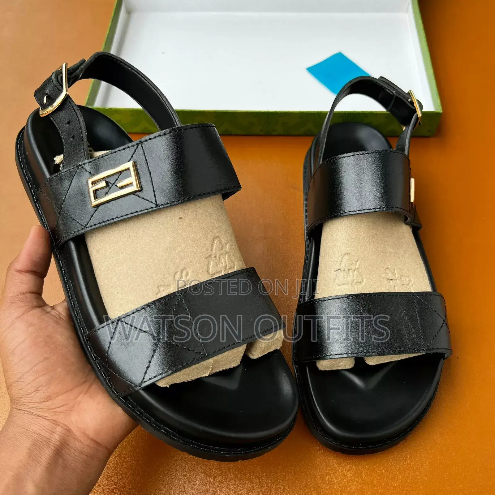 New Original Men Leather Sandals