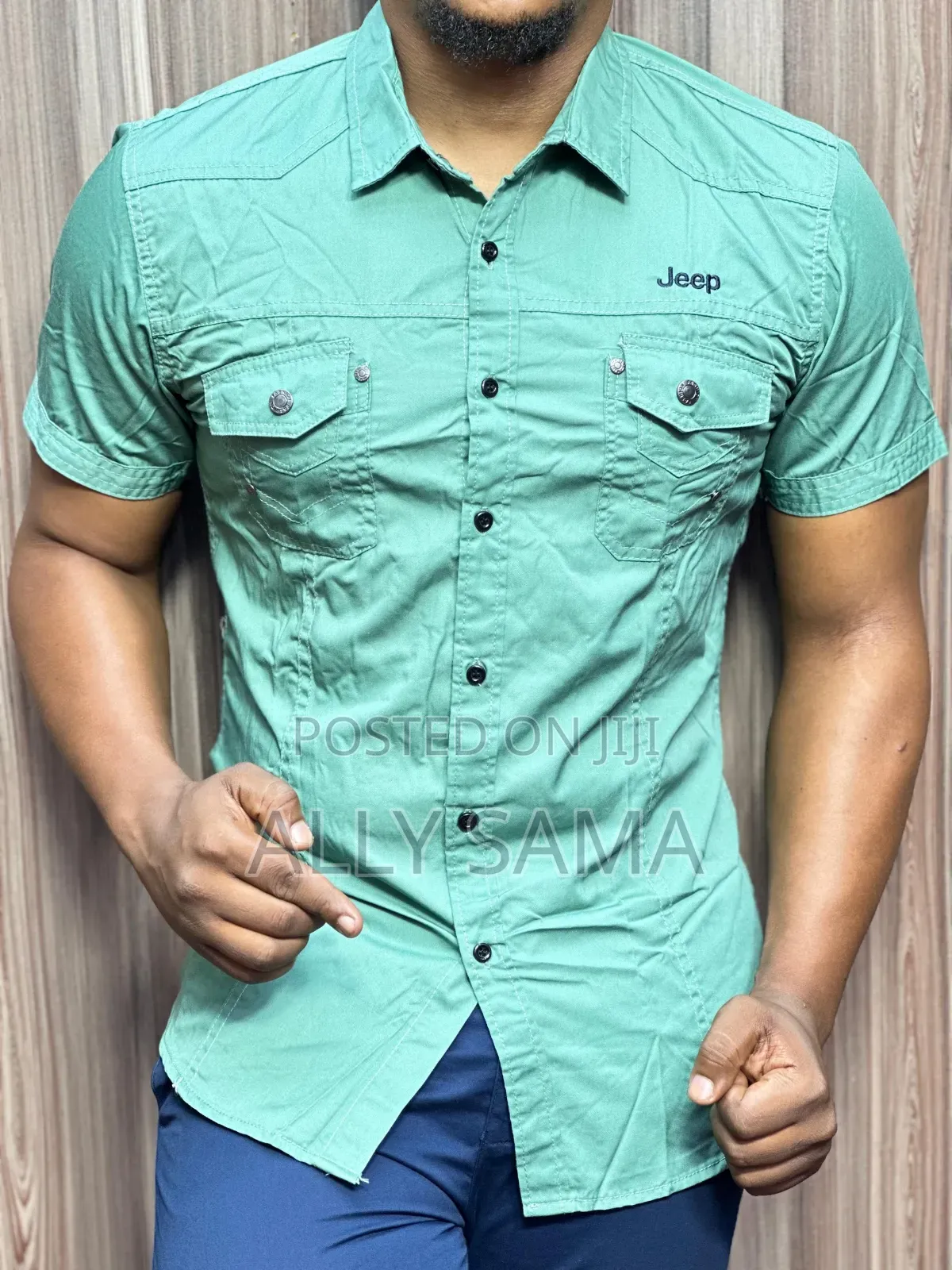 Men's Shirts Jeep Green