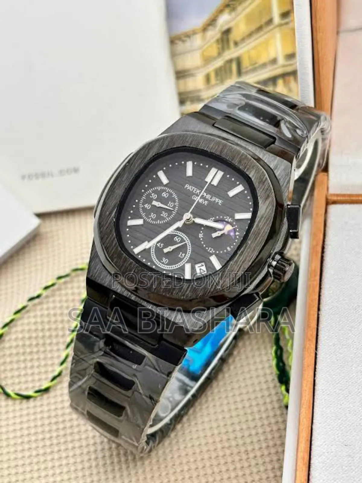 Pattek Phillipe Geneve Classic Kabisa Nyeusi
